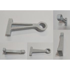   Függönytartó rúdhoz fali konzol, 16mm-es gyürűvel, műanyag, egyedi méretre készítés is lehetséges. KAPHATÓ !!!!!