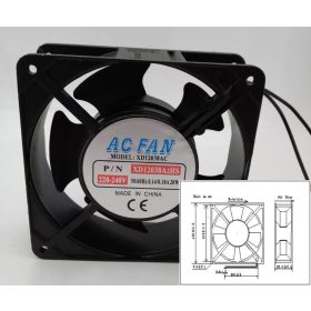   120x120x38mm 220-240V ventilátor (FD12038) RENDELÉSRE !!!!!