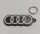Audi autós kulcstartó, kétszínű, de más színben is kérhető. KAPHATÓ !!!!!!!
