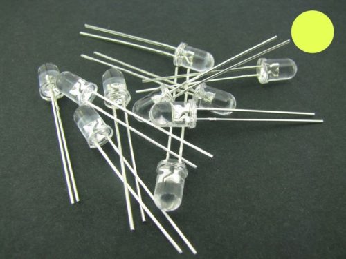 5mm LED MELEG-FEHÉR víztiszta 18000mcd KAPHATÓ !!!!!!!