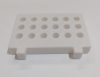Fali tároló, modulosan építhető, fali panelhez 18db bitfej tartó 79x48x12mm (Fanni fal 061) KAPHATÓ !!!!!!