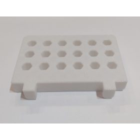   Fali tároló, modulosan építhető, fali panelhez 18db bitfej tartó 79x48x12mm (Fanni fal 061) KAPHATÓ !!!!!!