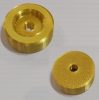 Kislemezhez (45 RPM) illesztő adapter korong 38mm, kör arany KAPHATÓ !!!!!!! 
