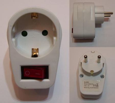 1-es földelt fali aljzat kapcsolóval, közvetlenül a fali dugaljba (NVK1/WH) KAPHATÓ !!!!!!!