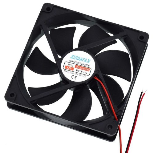 120-as XINDA ventilátor, 12V 120x120x25mm KAPHATÓ !!!!!!!