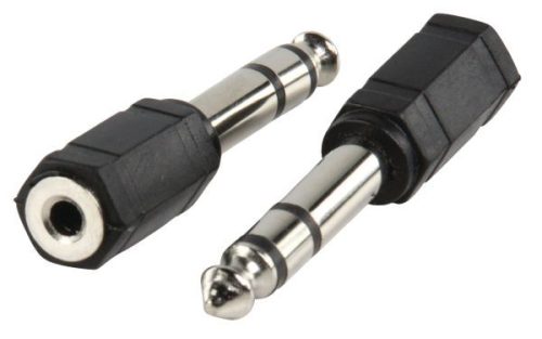 6,3mm jack sztereó dugó - 3,5mm jack aljzat adapter  (AC-007)RENDELÉS ALATT !!!!!