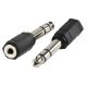 6,3mm jack sztereó dugó - 3,5mm jack aljzat adapter  (AC-007)RENDELÉS ALATT !!!!!