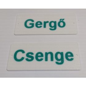   Névtábla készítése, megadott szöveggel RENDELÉSRE !!!!! 1-2 munkanap