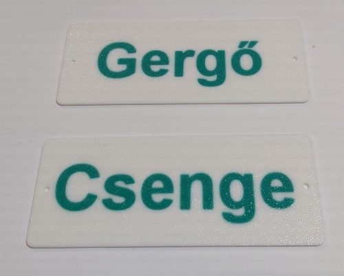 Névtábla készítése, megadott szöveggel RENDELÉSRE !!!!! 1-2 munkanap