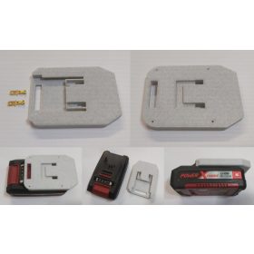   Adapter építéshez, akkumulátorra való ellendarab, Einhell X Change + 2db érintkező KAPHATÓ !!!!!!