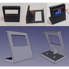   Műszertartó szimpla, feszültség, áram, hőmérséklet mérő panelműszerekhez KAPHATÓ !!!!!!!