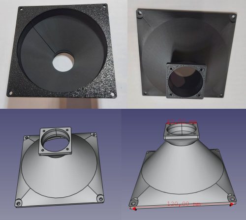 Ventilátor adapter 120mm-40mm oda vissza KAPHATÓ !!!!!