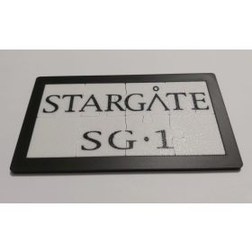   Hordozható Puzzle, 8 darabos kirakó játék, fekete-fehér. (STARGATE SG-1) KAPHATÓ !!!!!!!