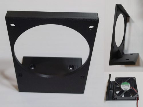 Ventilátor tartó állvány 80mm-es ventilátorhoz, ventilátor nélkül KAPHATÓ !!!!!!!