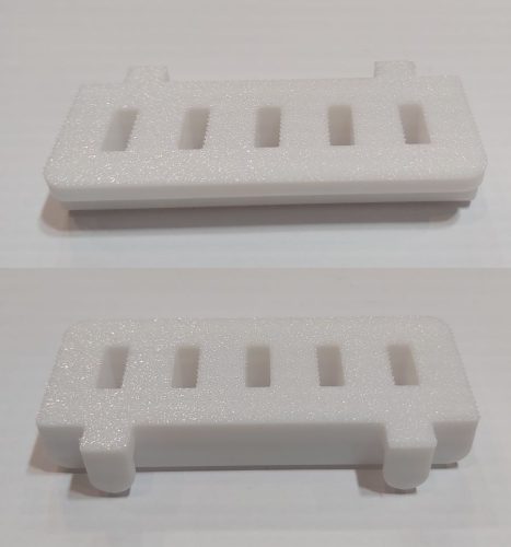 Fali tároló, modulosan építhető, fali panelhez USB tároló 5 eszközhöz 79x30x14mm (Fanni fal 050) KAPHATÓ !!!!!!