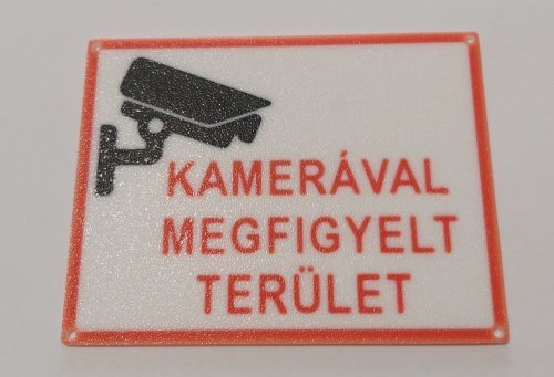 Kamerával megfigyelt terület 100x80mm (kis méret) KAPHATÓ !!!!!!