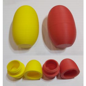   Tojás, csavarmenettel szétnyitható, üreges, 80x48mm KAPHATÓ !!!!!!!!