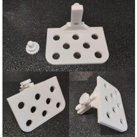   Dexion polcrendszerhez szerszámtároló, univerzális 1-2,5mm vastagságú oszlophoz, csavarhúzó tartó 8db 11mm lyukkal KAPHATÓ !!!!!!