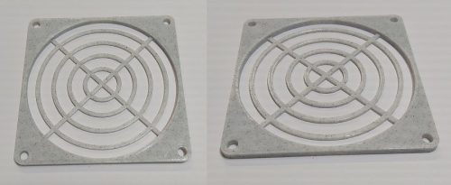Ventillátor rács műanyag 80x80x3,2mm KAPHATÓ !!!!!