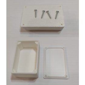   Műszerdoboz műanyag 60x40x25mm fehér csavarokkal KAPHATÓ !!!!!!!