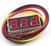 Piros Mini Panel Digitális feszültségmérő 4,5-30V (2 vezetékes, 3 digites) KAPHATÓ !!!!!!!