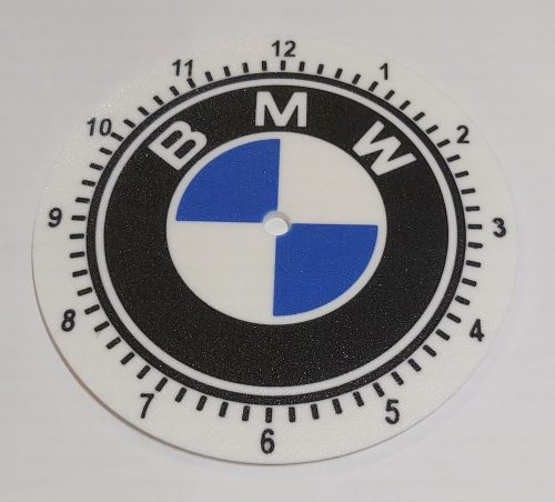 Egyedi falióra BMW 175mm, óratartó házzal, óraszerkezet nélkül. KAPHATÓ !!!