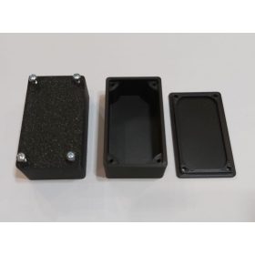   Műszerdoboz műanyag 50x30x20mm fekete csavarokkal KAPHATÓ !!!!!!!