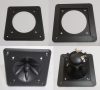 Hangszóró beépítő keret, négyzet alakú, csavarral rögzíthető a Piezo magas hangsugárzó, 76-115mm lyukba. KAPHATÓ !!!!!!
