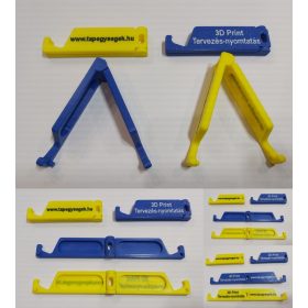   Kulcstartós, zsebbe hordható, telefon tartó állvány, 1-12mm vastagságig, összecsukható, sárga KAPHATÓ !!!!!!!!