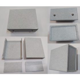 Műszerdoboz műanyag modulos 100x80x45mm KAPHATÓ !!!!!!!