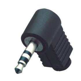   3,5mm-es sztereó jack pipa dugó, műanyag fekete házban. KAPHATÓ !!!!!