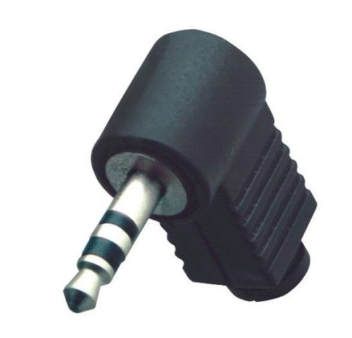 3,5mm-es sztereó jack pipa dugó, műanyag fekete házban. KAPHATÓ !!!!!