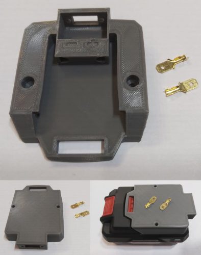 Akkumulátor sín Parkside XS20V, 2db érintkező saruval, XT60 nélkül KAPHATÓ !!!!!!!