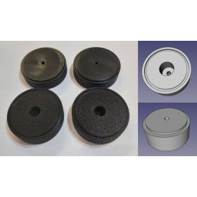   Készülékláb, műanyag 60x18mm 3mm furattal RENDELÉSRE !!!!! 1-2 munkanap