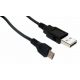 USB kábel A - mikro USB 5 tűs 10cm telefonhoz powerbankhoz Fehér színű KAPHATÓ !!!!!!