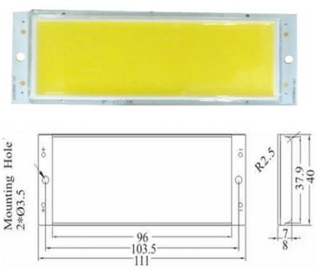 FÉNYPANEL 20W 12V POWER LED meleg-fehér 1500 lumen KAPHATÓ !!!!!!!