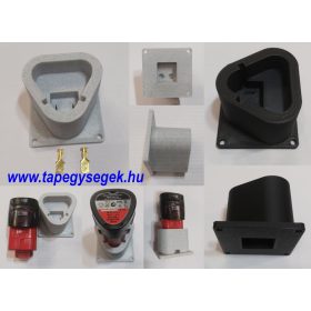   Akkumulátor aljzat Milwaukee M12V, 2db érintkező saruval KAPHATÓ !!!!!!!