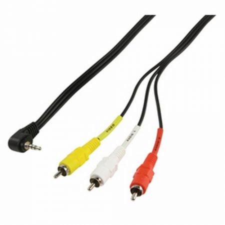 Audio-video kábel 3,5jack-3RCA (kamera kábel VLVP22400B20) KAPHATÓ !!!!!!!