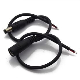 DC Csatlakozó, 5,5/2,1 Kábel Pár, 2x20cm KAPHATÓ !!!!