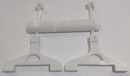 Fali tároló, modulosan építhető, fali panelhez 132x85x6mm, asztali láb (Fanni fal 004) KAPHATÓ !!!!!!