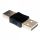  USB A dugó - USB A dugó (toldó adapter szürke 5063) KAPHATÓ !!!!!!!