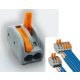 Oldható vezetékösszekötő 2-es, 4mm2-ig, 32A-ig (WAGO) RENDELÉS ALATT !!!