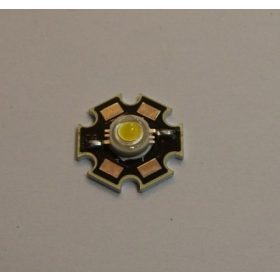   Power LED természetes-fehér 3W  hűtőcsillagon 280 lumen !!!! AKCIÓS !!!!!!! KAPHATÓ !!!!!!