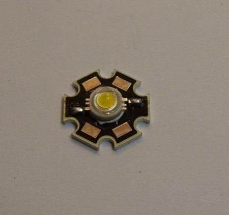 Power LED természetes-fehér 3W  hűtőcsillagon 280 lumen !!!! AKCIÓS !!!!!!! KAPHATÓ !!!!!!