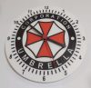 Egyedi falióra Umbrella corporation 175mm, óraszerkezettel. KAPHATÓ !!!