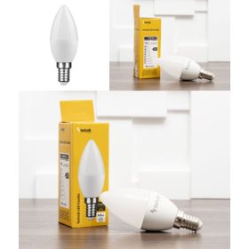   Ledlámpa gyertya  E-14 meleg-fehér 6W  520 lumen!!!!  KAPHATÓ !!!!!!