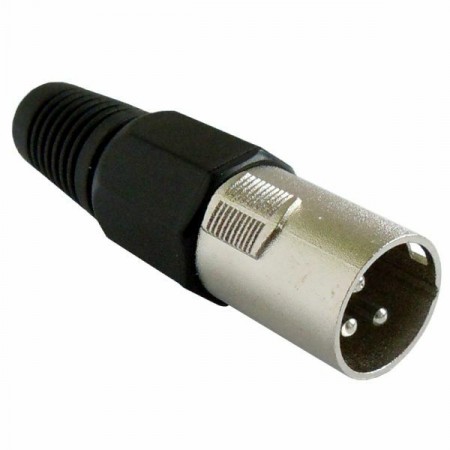 3 pólusú XLR dugó (3024BK) RENDELÉS ALATT !!!!!!!