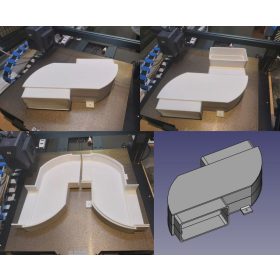 Légtechnikai toldóelem 110x55mm