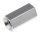 Távtartó F/F M4x10mm SW5, fém, sárgaréz/Ni (8366) KAPHATÓ !!!!!!