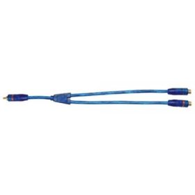   PROFI aranyozott 1 RCA dugó - 2 RCA aljzat 20cm elosztó KAPHATÓ !!!!!